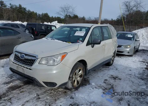 2015 Subaru Forester 2.5I из США, поврежденный, VIN JF2SJAAC9FH461830